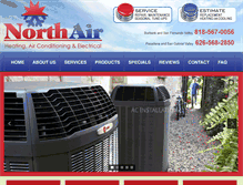 Tablet Screenshot of northairinc.com